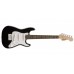 Squier By Fender Mini Stratocaster RW BLK V2 električna gitara